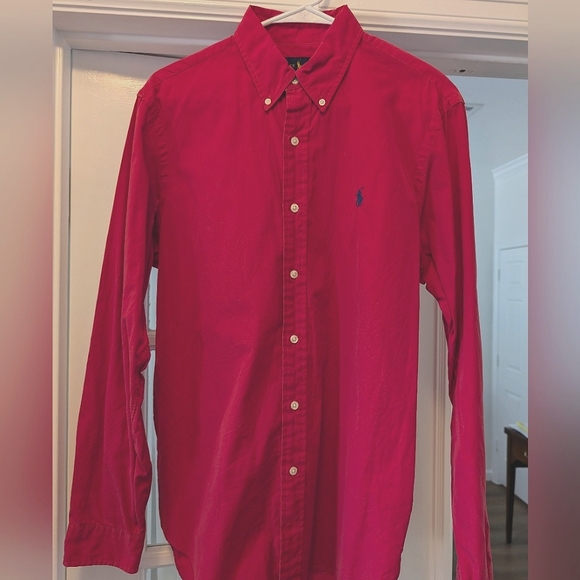 Men's Polo Ralph Lauren Long Sleeve Garment-Dyed Oxford - SELLING @ A GREAT $$$$ - Picture 2 of 12
